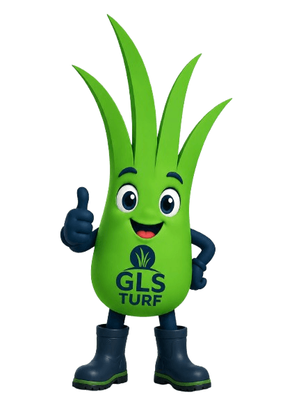 Gregory, the GLS Turf grass mascot